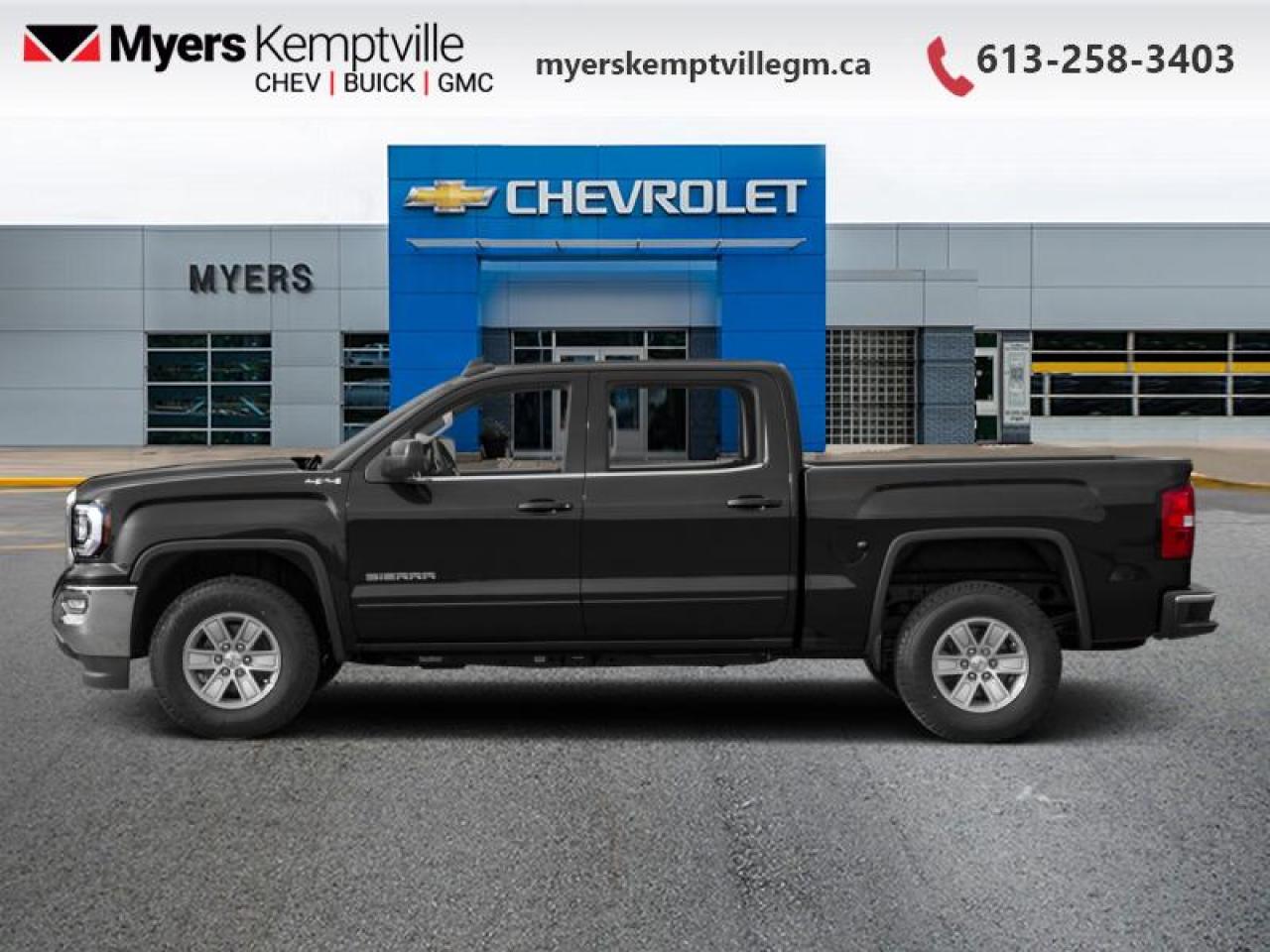 Used 2017 GMC Sierra 1500 SLE  -  Bluetooth for sale in Kemptville, ON
