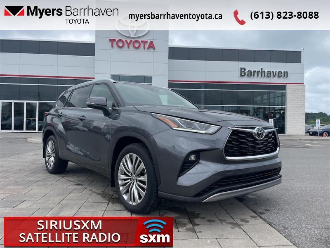 Used 2022 Toyota Highlander Platinum  - Sunroof -  Leather Seats - $451 B/W for sale in Ottawa, ON