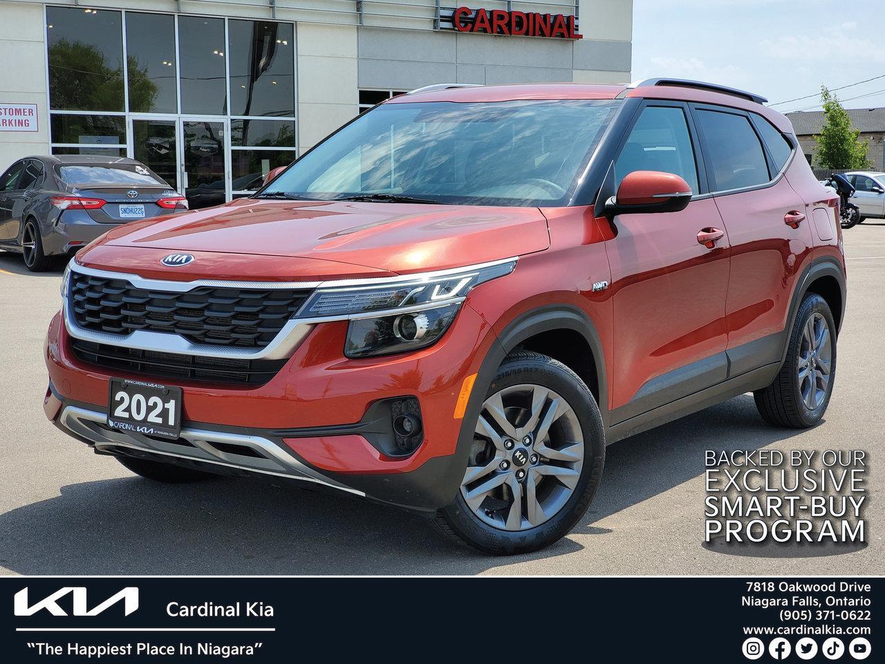 Used 2021 Kia Seltos LX, AWD, Heated Seats, Bluetooth for sale in Niagara Falls, ON