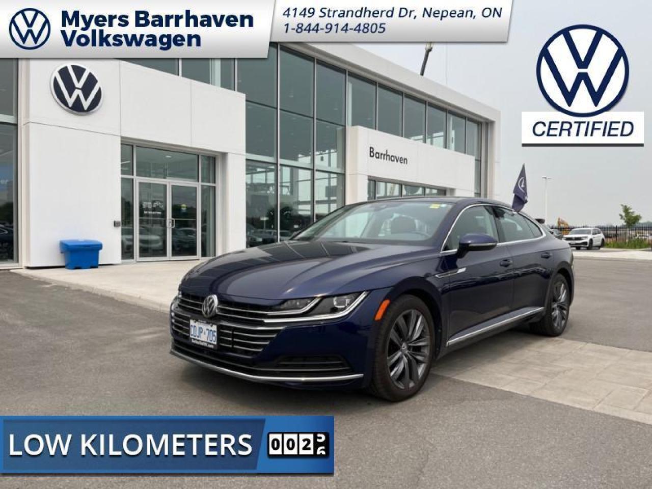 Used 2019 Volkswagen Arteon Auto  - Certified - Low Mileage for sale in Nepean, ON