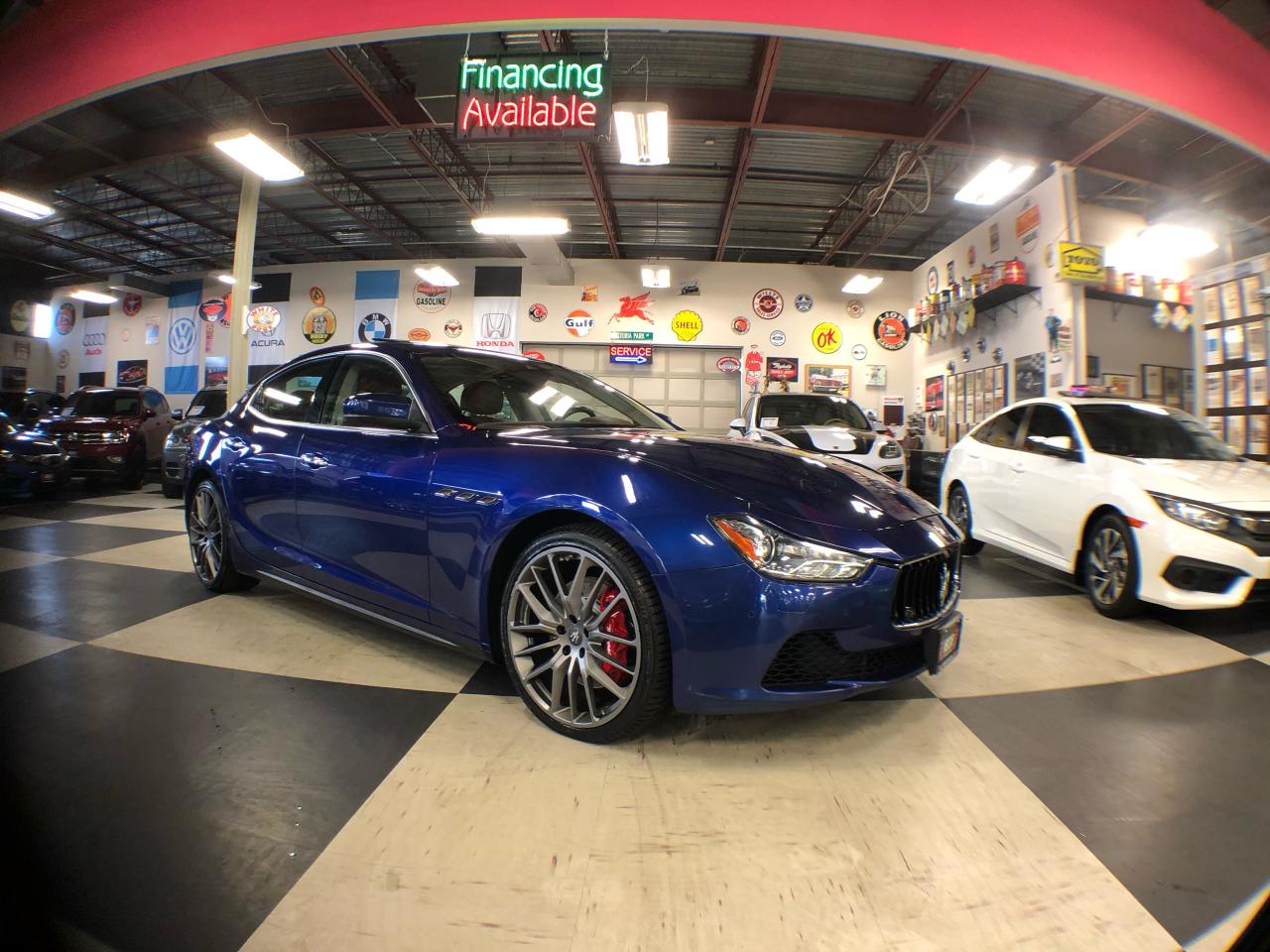 Used 2017 Maserati Ghibli S Q4 3.0L AWD LEATHER P/SUNROOF CAMERA B/SPOT for sale in North York, ON