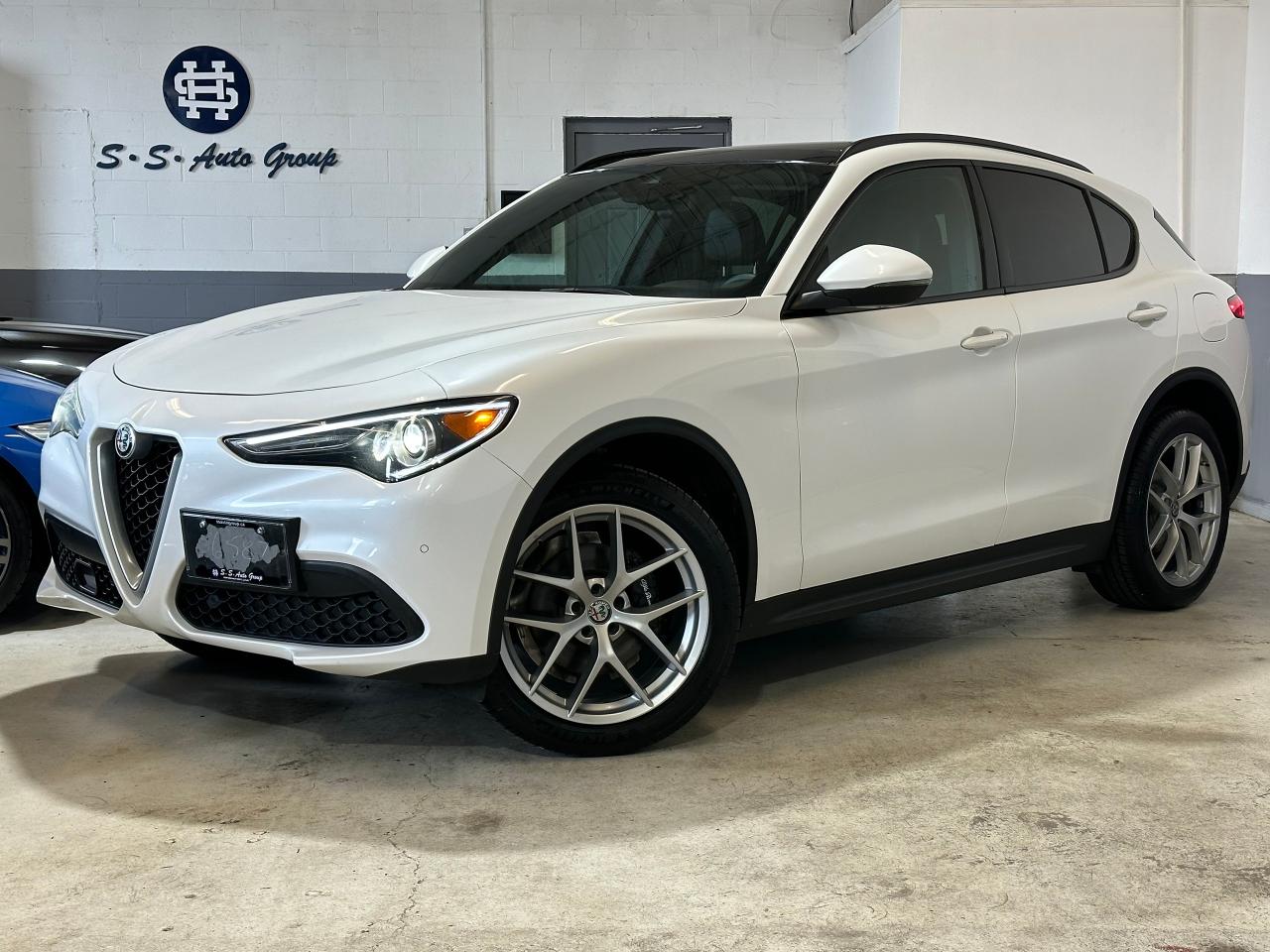 Used 2018 Alfa Romeo Stelvio TI Q4|SPORT PKG|NAV|LANE DEP|PANO|BACK UP|BSM|HK| for sale in Oakville, ON
