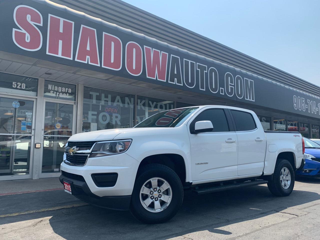Used 2015 Chevrolet Colorado 4X4 CREWCAB- SHRTBOX- EXCELLENT SHAPE- OILSPRAYED for sale in Welland, ON