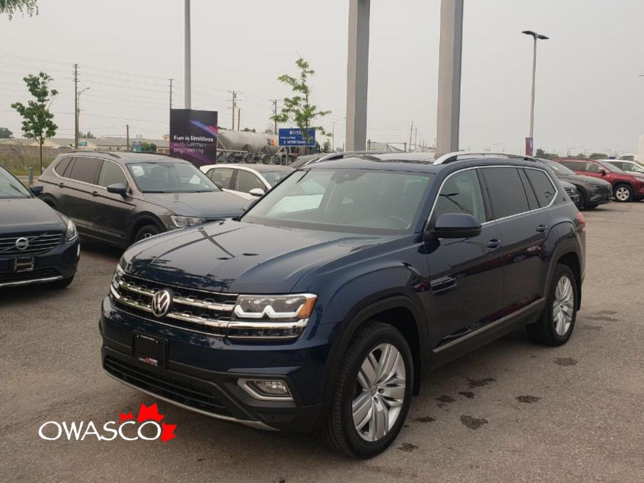 Used 2019 Volkswagen Atlas 3.6L Execline! Clean CarFax! Lease Return! for sale in Whitby, ON