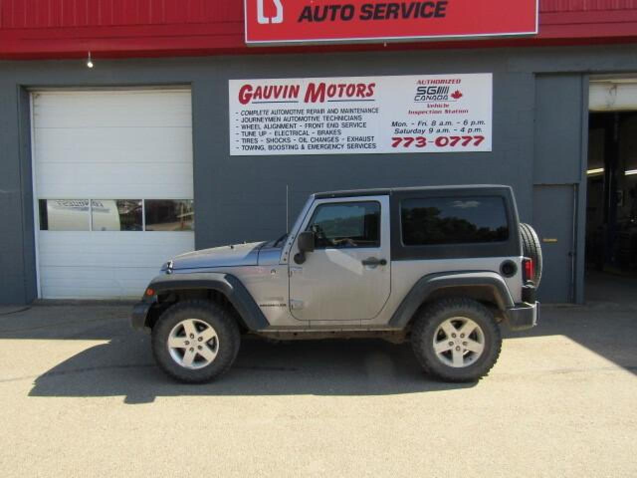 Used 2013 Jeep Wrangler 4WD 2dr Sport for sale in Swift Current, SK