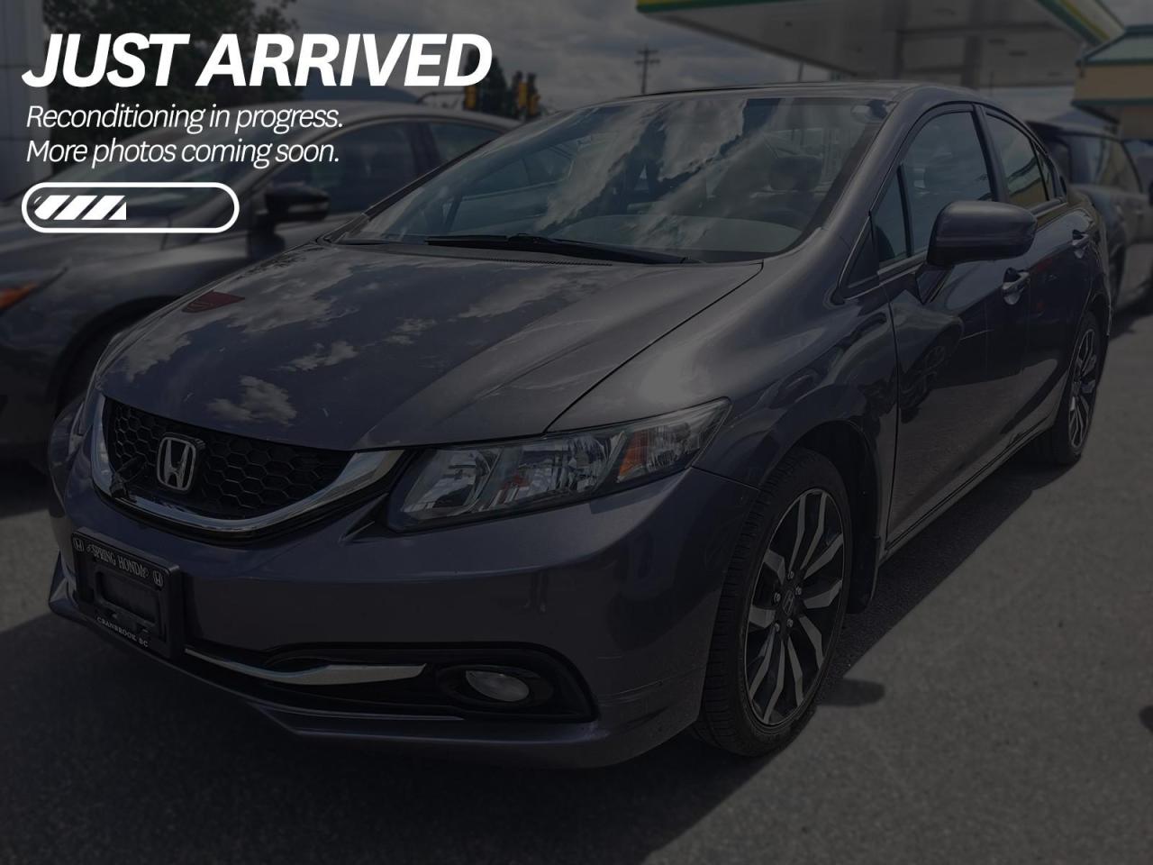 Used 2015 Honda Civic Touring WELL MAINTAINED, SMOKE-FREE, PET-FREE, GREAT ON GAS for sale in Cranbrook, BC