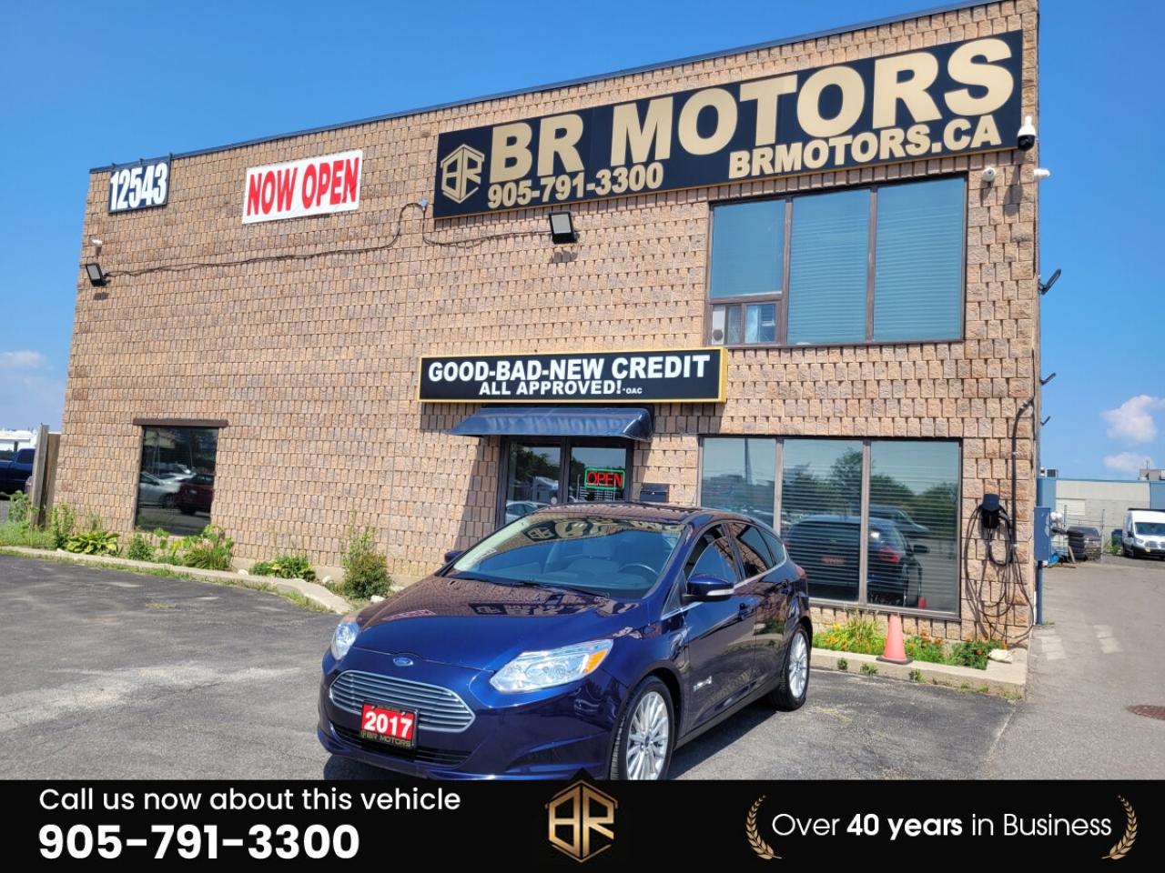 Used 2017 Ford Focus Electric Base | No Reported Accidents | Low KM for sale in Bolton, ON