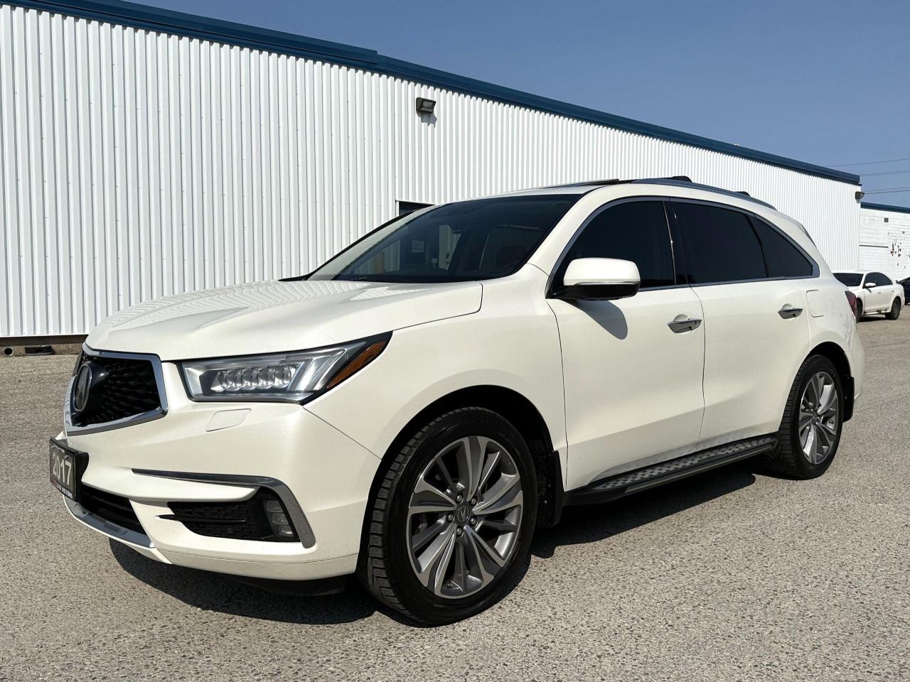 Used 2017 Acura MDX SH-AWD Elite Sunroof DVD Navigation Brown Leather for sale in Kitchener, ON