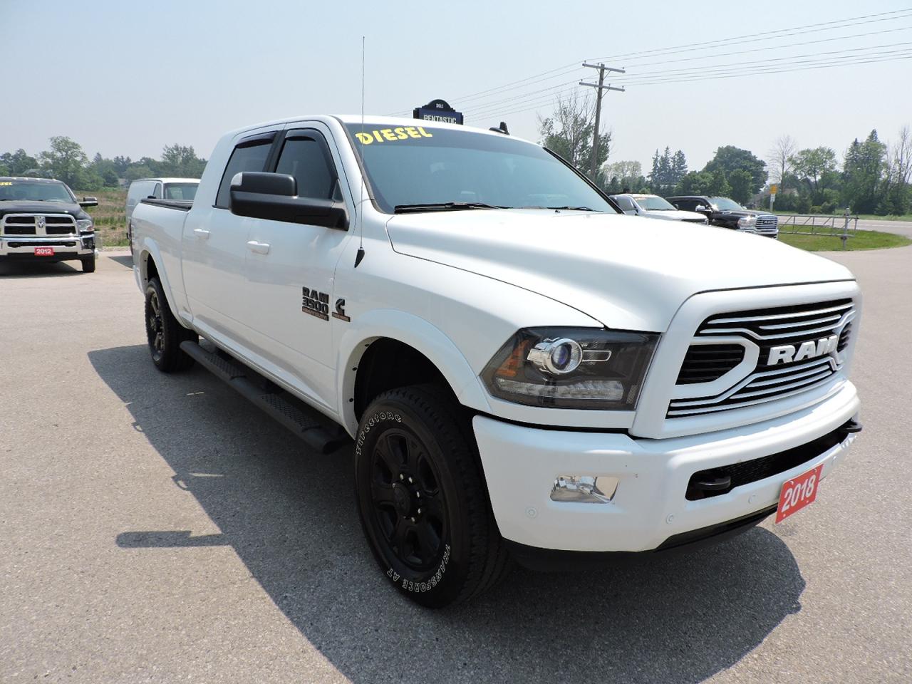 Used 2018 RAM 3500 Laramie Diesel 4X4  Leather Navigation New Brakes for sale in Gorrie, ON