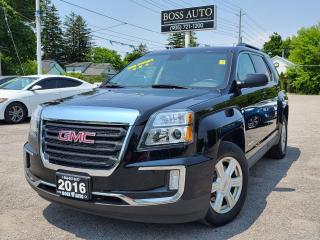 <p><span style=font-family: Segoe UI, sans-serif; font-size: 18px;>VERY SHARP AND SUPER CLEAN BLACK ON BLACK GMC SPORTS-UTILITY VEHICLE W/ EXCELLENT MILEAGE, EQUIPPED W/ THE EVER RELIABLE 6 CYLINDER 3.6L VVT ENGINE, LOADED W/ THE SLE2 TRIM PACKAGE W/ ALL-WHEEL DRIVE, REAR-VIEW CAMERA, UPGRADED PIONEER PREMIUM SOUND SYSTEM, POWER AND HEATED SEATS, FACTORY REMOTE CAR START, TINTED WINDOWS, HEATED/POWER SIDE VIEW MIRRORS, BLUETOOTH CONNECTION, CRUISE CONTROL, KEYLESS ENTRY, POWER LOCKS/WINDOWS, AIR CONDITIONING, WARRANTY AND MUCH MORE! This vehicle comes certified with all-in pricing excluding HST tax and licensing. Also included is a complimentary 36 days complete coverage safety. Please visit www.bossauto.ca for more details!</span></p>