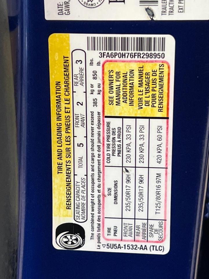 2015 Ford Fusion SE+New Tires+Sensors+A/C+Heated Seats+CLEAN CARFAX - Photo #40