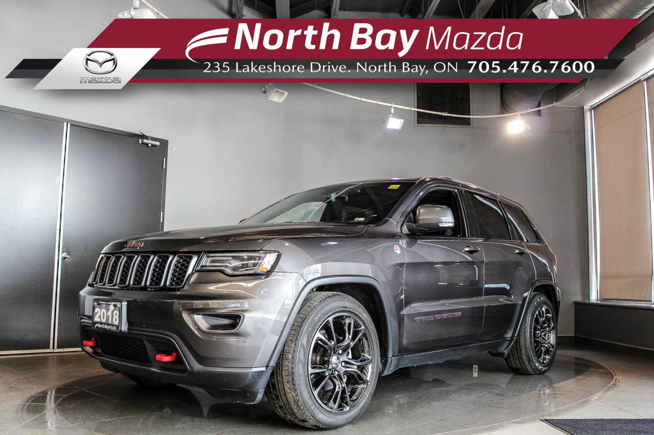 Used 2018 Jeep Grand Cherokee Trailhawk 4X4 - Panoramic Sunroof - Navigation - Power Tailgate for sale in North Bay, ON