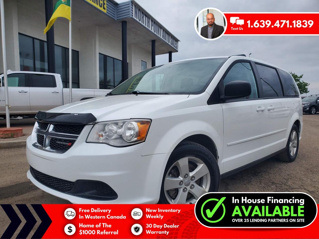 Used 2016 Dodge Grand Caravan SE/SXT V6 SXT!  LOTS OF CARGO SPACE!! for sale in Saskatoon, SK
