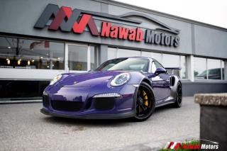<p>The 2016 Porsche 911 GT3 RS is a track-focused sports car that embodies precision and performance. With a 4.0-liter flat-six engine producing 480+ horsepower, it rockets from 0 to 60 mph in less than 3.2 seconds. Its aerodynamic enhancements and cutting-edge suspension deliver exceptional handling, allowing it to set impressive lap records on various tracks worldwide. This track monster offers an exhilarating driving experience that combines raw power and precise engineering.</p>
<p>OTHER FEATURES INCLUDE - </p>
<p>-4.0 flat 6 aluminum block engine</p>
<p>-Carbon fibre bucket seats with leather adn alcantara</p>
<p>-Carbon fibre interior trim with alcantara </p>
<p>-Spoiler</p>
<p>-7-speed dual-clutch automatic with manual shifting mode</p>
<p>-Power: 480+ hp @ 8250 rpm</p>
<p>-Torque: 330+lb-ft @ 6250 rpm</p>
<p>-Yellow racing seat belts</p>
<p>-Bluetooth audio</p>
<p>-michelin pilot sport cup 2 tires</p>
<p>-Alloys</p>
<p>-20 inch front wheels and 21 inch back wheels</p>
<p>-Front lift suspension </p>
<p>-Style Alcantara Simulated Suede Steering Wheel</p>
<p>-Cruise Control</p>
<p>-Power Door Locks w/Autolock Feature</p>
<p>-Full body PPF</p>
<p>MUCH MORE!!</p>
<p> </p><br><p>OPEN 7 DAYS A WEEK. FOR MORE DETAILS PLEASE CONTACT OUR SALES DEPARTMENT</p>
<p>905-874-9494 / 1 833-503-0010 AND BOOK AN APPOINTMENT FOR VIEWING AND TEST DRIVE!!!</p>
<p>BUY WITH CONFIDENCE. ALL VEHICLES COME WITH HISTORY REPORTS. WARRANTIES AVAILABLE. TRADES WELCOME!!!</p>