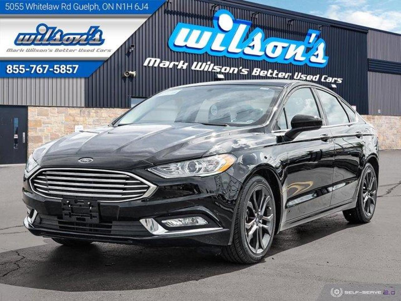 Used 2018 Ford Fusion SE Luxury - Sunroof, Leather Trim, Navigation, Heated Seats, Reverse Camera, New Tires & Brakes ! for sale in Guelph, ON