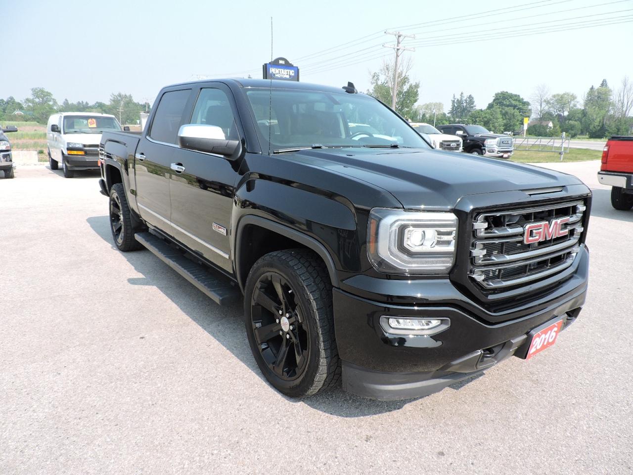Used 2016 GMC Sierra 1500 SLT 5.3L 4X4 Leather sunroof 1 Owner Only 91000 KM for sale in Gorrie, ON