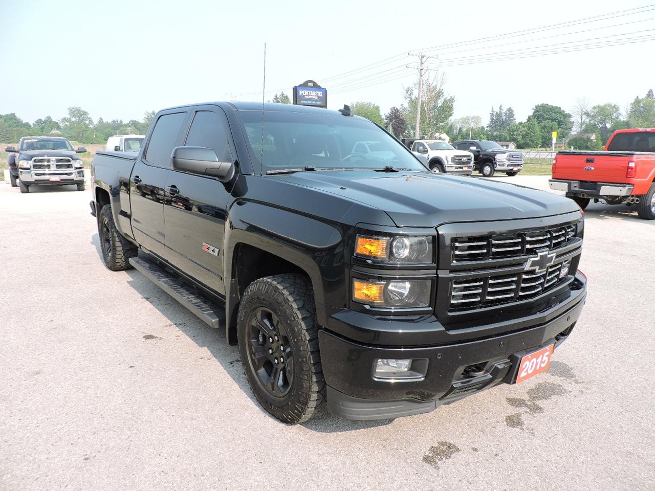 Used 2015 Chevrolet Silverado 1500 LTZ 5.3L 4X4  Midnight Edition Leather 1 Owner for sale in Gorrie, ON