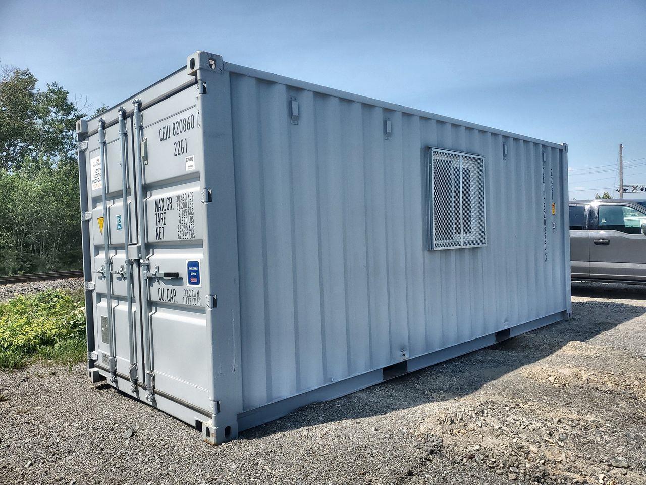 2020 - MOBILE OFFICE CONTAINER 20 FT X 8 FT Heat, Air Conditioner!!! Photo