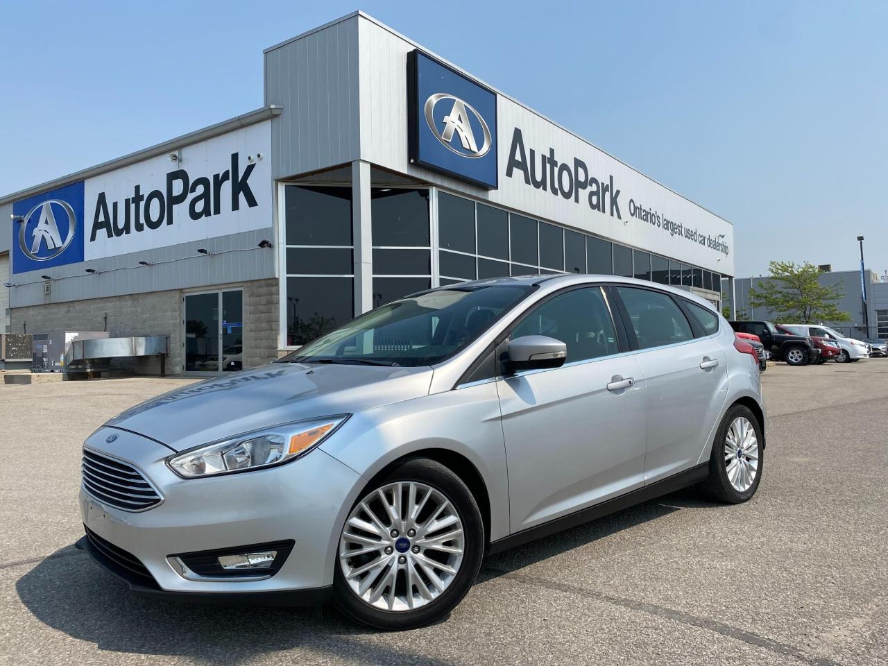 Used 2018 Ford Focus Titanium TITANIUM | APPLE CARPLAY | SIRIUS XM RADIO | BLUETOOTH | HEATED LEATHER SEATS & STEERING for sale in Innisfil, ON