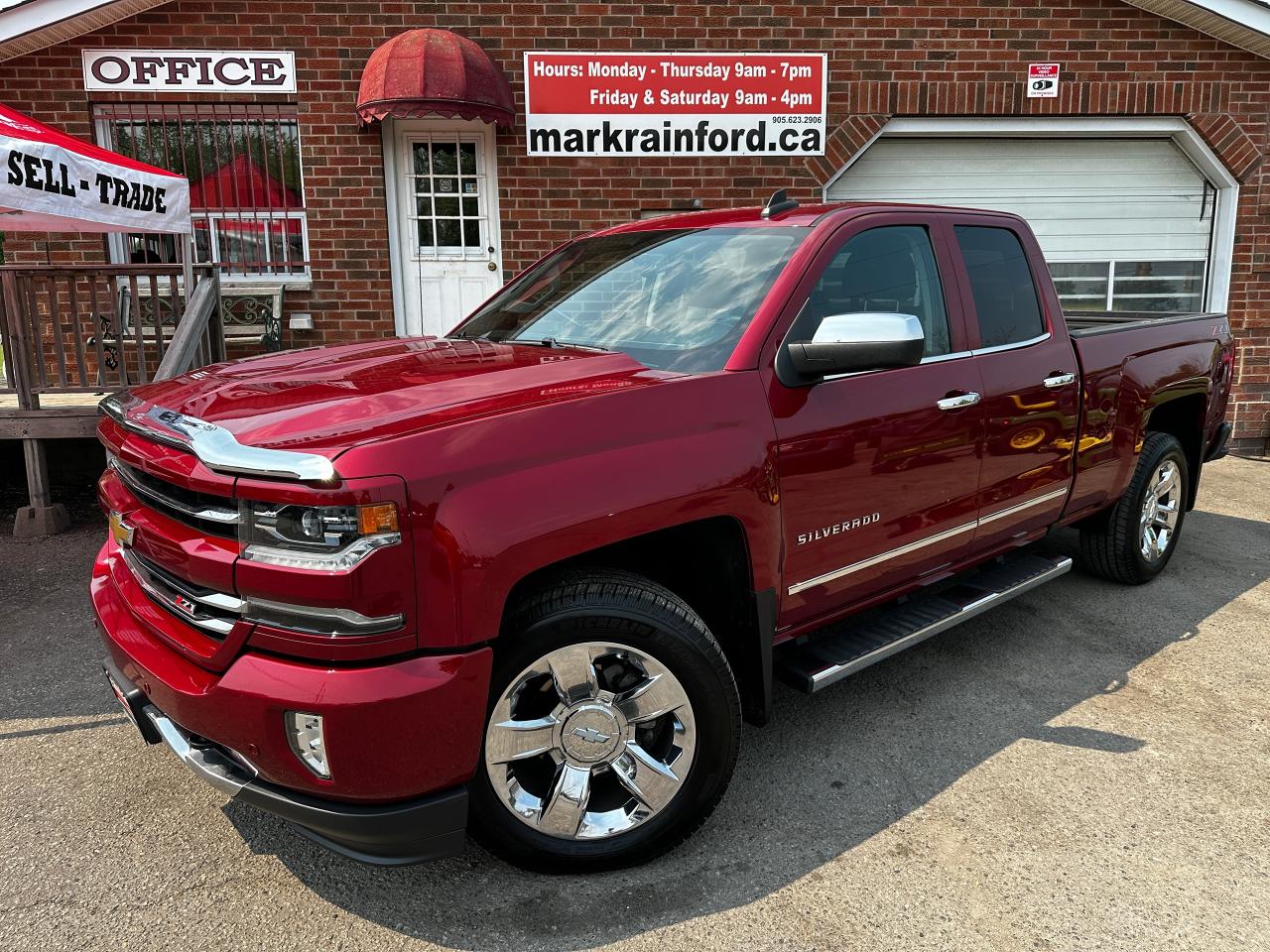 2018 Chevrolet Silverado 1500 LTZ 4x4 DoubleCab Heated/Cooled Leather BOSE XM BT