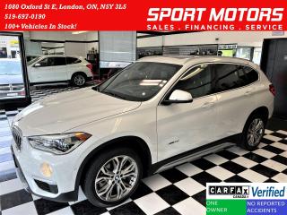 Used 2016 BMW X1 28i Xdrive+Intelligent Safety+Roof+GPS+CLEANCARFAX for sale in London, ON