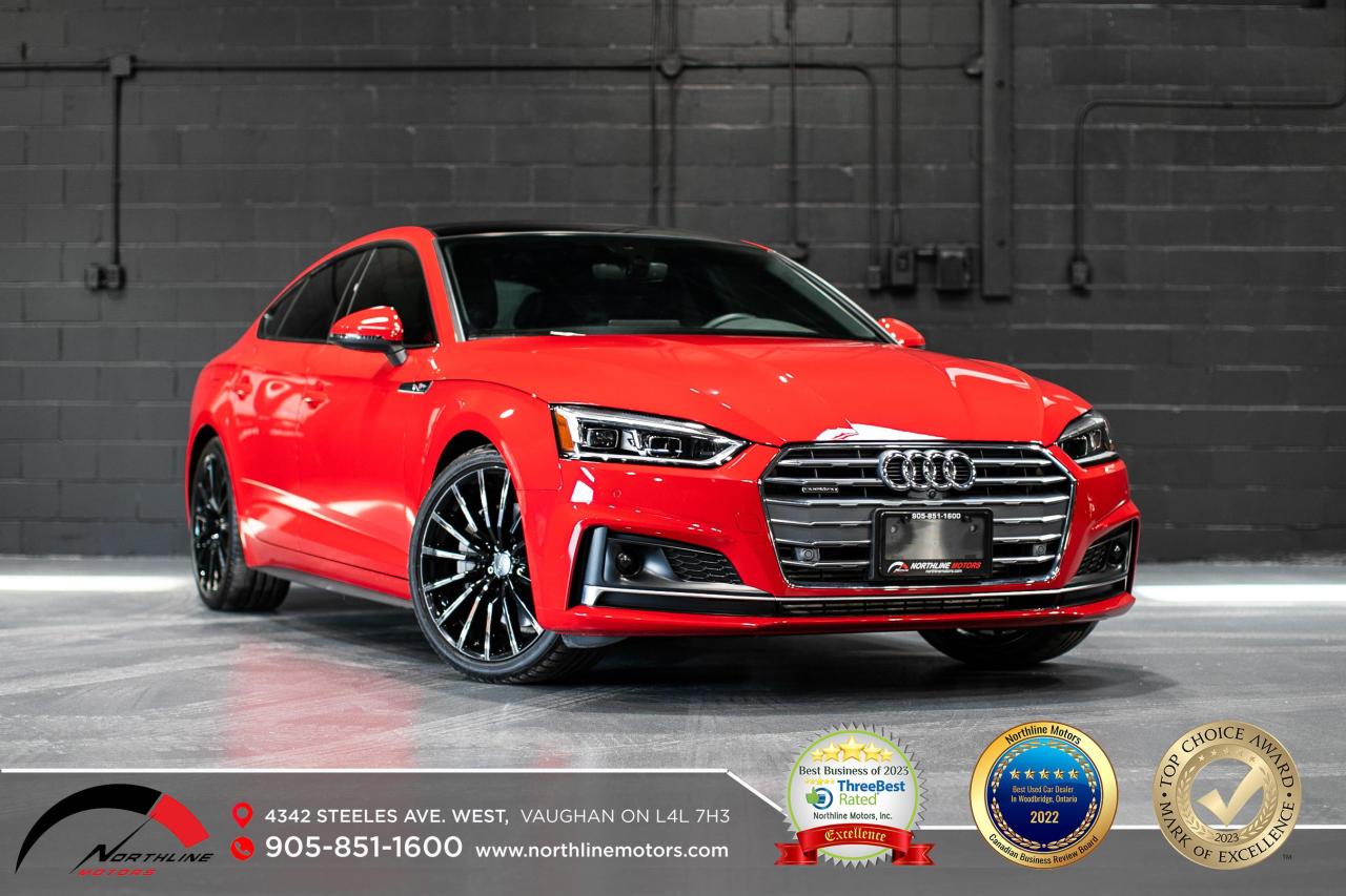 Used 2018 Audi A5 Sportback Technik/360 CAM/NAV/ ADAPTIVE CRUISE/ B&O/1-OWNER for sale in Vaughan, ON