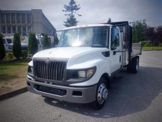 2014 International TerraStar Dump Truck Dually Diesel, 6.4L V8 DIESEL engine, 8 cylinder, hydraulic brakes, 2 door, automatic, 4X2, cruise control, air conditioning, AM/FM radio, CD player, power door locks, white exterior, black interior, cloth. Certificate and Decal valid to May 2024 $52,510.00 plus $375 processing fee, $52,885.00 total payment obligation before taxes.  Listing report, warranty, contract commitment cancellation fee, financing available on approved credit (some limitations and exceptions may apply). All above specifications and information is considered to be accurate but is not guaranteed and no opinion or advice is given as to whether this item should be purchased. We do not allow test drives due to theft, fraud and acts of vandalism. Instead we provide the following benefits: Complimentary Warranty (with options to extend), Limited Money Back Satisfaction Guarantee on Fully Completed Contracts, Contract Commitment Cancellation, and an Open-Ended Sell-Back Option. Ask seller for details or call 604-522-REPO(7376) to confirm listing availability.