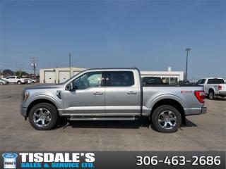 <b>Leather Seats, FX4 Off-Road Package, Sunroof, 20 inch Chrome Wheels, Ford Co-Pilot360 Assist +!</b><br> <br> <br> <br>Check out the large selection of new Fords at Tisdales today!<br> <br>  For a truck that simply does more, and looks better doing it, the Ford F-150 is an obvious choice. <br> <br>The perfect truck for work or play, this versatile Ford F-150 gives you the power you need, the features you want, and the style you crave! With high-strength, military-grade aluminum construction, this F-150 cuts the weight without sacrificing toughness. The interior design is first class, with simple to read text, easy to push buttons and plenty of outward visibility. With productivity at the forefront of design, the F-150 makes use of every single component was built to get the job done right!<br> <br> This iconic silver metallic Crew Cab 4X4 pickup   has an automatic transmission and is powered by a  430HP 3.5L V6 Cylinder Engine.<br> <br> Our F-150s trim level is Lariat. This luxurious Ford F-150 Lariat comes loaded with premium features such as leather heated and cooled seats, body colored exterior accents, a proximity key with push button start and smart device remote start, pro trailer backup assist and Ford Co-Pilot360 that features lane keep assist, blind spot detection, pre-collision assist with automatic emergency braking and rear parking sensors. Enhanced features also includes unique aluminum wheels, SYNC 4 with enhanced voice recognition featuring connected navigation, Apple CarPlay and Android Auto, FordPass Connect 4G LTE, power adjustable pedals, a powerful Bang & Olufsen audio system with SiriusXM radio, cargo box lights, dual zone climate control and a handy rear view camera to help when backing out of tight spaces. This vehicle has been upgraded with the following features: Leather Seats, Fx4 Off-road Package, Sunroof, 20 Inch Chrome Wheels, Ford Co-pilot360 Assist +, Power Tailgate. <br><br> View the original window sticker for this vehicle with this url <b><a href=http://www.windowsticker.forddirect.com/windowsticker.pdf?vin=1FTFW1ED4PFB99748 target=_blank>http://www.windowsticker.forddirect.com/windowsticker.pdf?vin=1FTFW1ED4PFB99748</a></b>.<br> <br>To apply right now for financing use this link : <a href=http://www.tisdales.com/shopping-tools/apply-for-credit.html target=_blank>http://www.tisdales.com/shopping-tools/apply-for-credit.html</a><br><br> <br/> Total  cash rebate of $5500 is reflected in the price. Credit includes $5,500 Delivery Allowance.  5.99% financing for 84 months. <br> Buy this vehicle now for the lowest bi-weekly payment of <b>$572.66</b> with $0 down for 84 months @ 5.99% APR O.A.C. ( Plus applicable taxes -  $699 administration fee included in sale price.   ).  Incentives expire 2023-11-28.  See dealer for details. <br> <br>Tisdales is not your standard dealership. Sales consultants are available to discuss what vehicle would best suit the customer and their lifestyle, and if a certain vehicle isnt readily available on the lot, one will be brought in. o~o