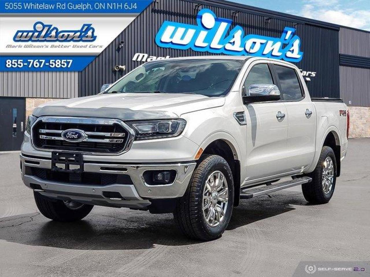Used 2019 Ford Ranger LARIAT 4x4 - FX4, Tech Package, Tow Hitch, Blindspot Monitor, SprayIn Bedliner, New Tires & Brakes ! for sale in Guelph, ON