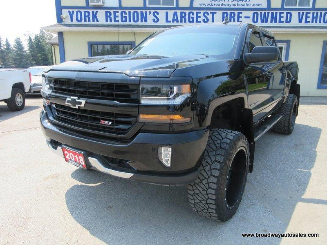 Used 2018 Chevrolet Silverado 1500 GREAT KM'S LT-EDITION 6 PASSENGER 5.3L - V8.. 4X4.. CREW-CAB.. SHORTY.. HEATED SEATS.. POWER PEDALS.. BACK-UP CAMERA.. BLUETOOTH SYSTEM.. for sale in Bradford, ON