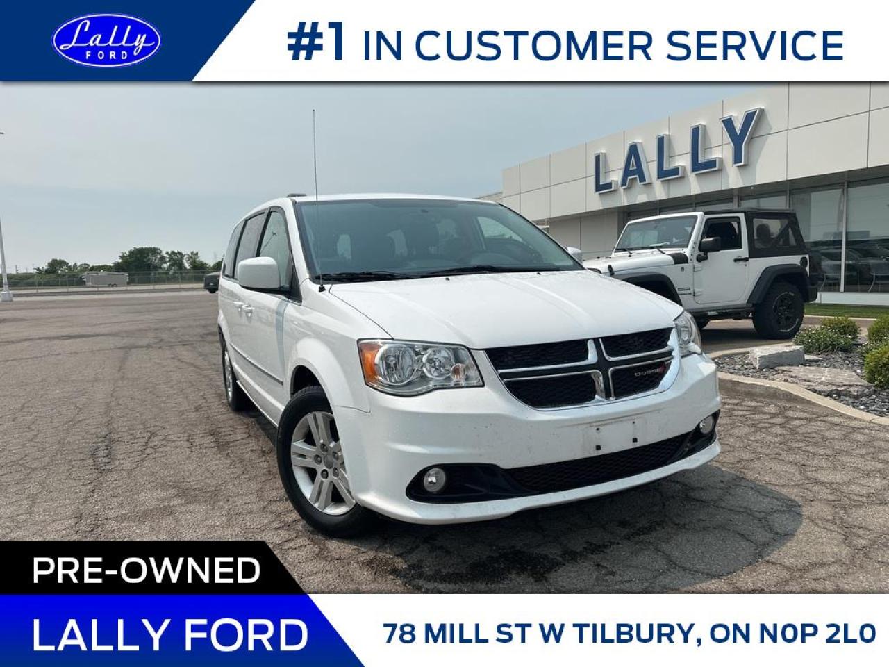 Used 2017 Dodge Grand Caravan Crew Plus, Leather, Local Trade, Nav! for sale in Tilbury, ON