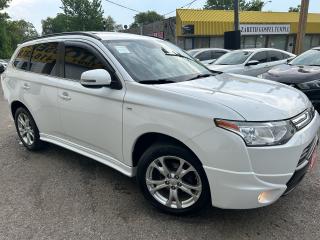 Used 2014 Mitsubishi Outlander GT/AWD/7PASS/CAMERA/LEATHER/ROOF/LOADED/ALLOYS for sale in Scarborough, ON