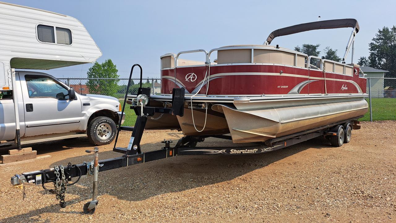 Image - 2013 AVALON FISH AND FUN 25 ft Tritoon Fishing model