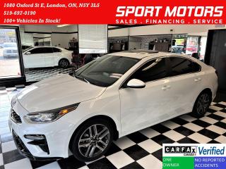 Used 2020 Kia Forte EX+Sunroof+LaneKeep+Camera+BlindSpot+CLEAN CARFAX for sale in London, ON