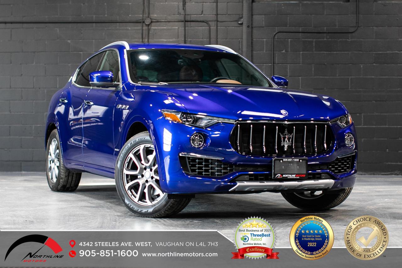 Used 2019 Maserati Levante GranLusso 3.0L/ PANO/ 360 CAM/CARPLAY/345 HP/ NAV for sale in Vaughan, ON