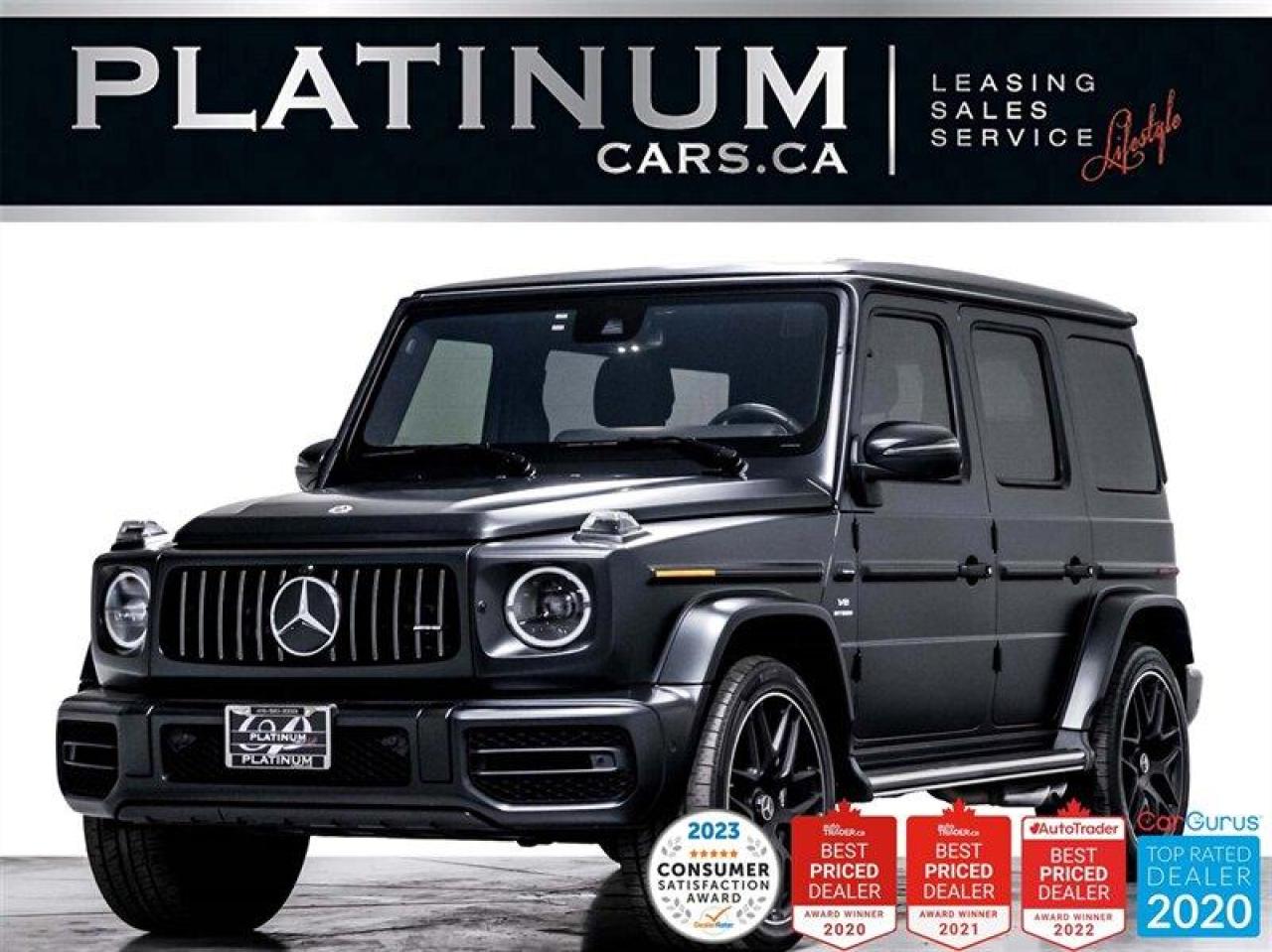 Used 2021 Mercedes-Benz G-Class AMG G63, 577HP, V8, G MANUFAKTOR PKG, NIGHT PKG for sale in Toronto, ON