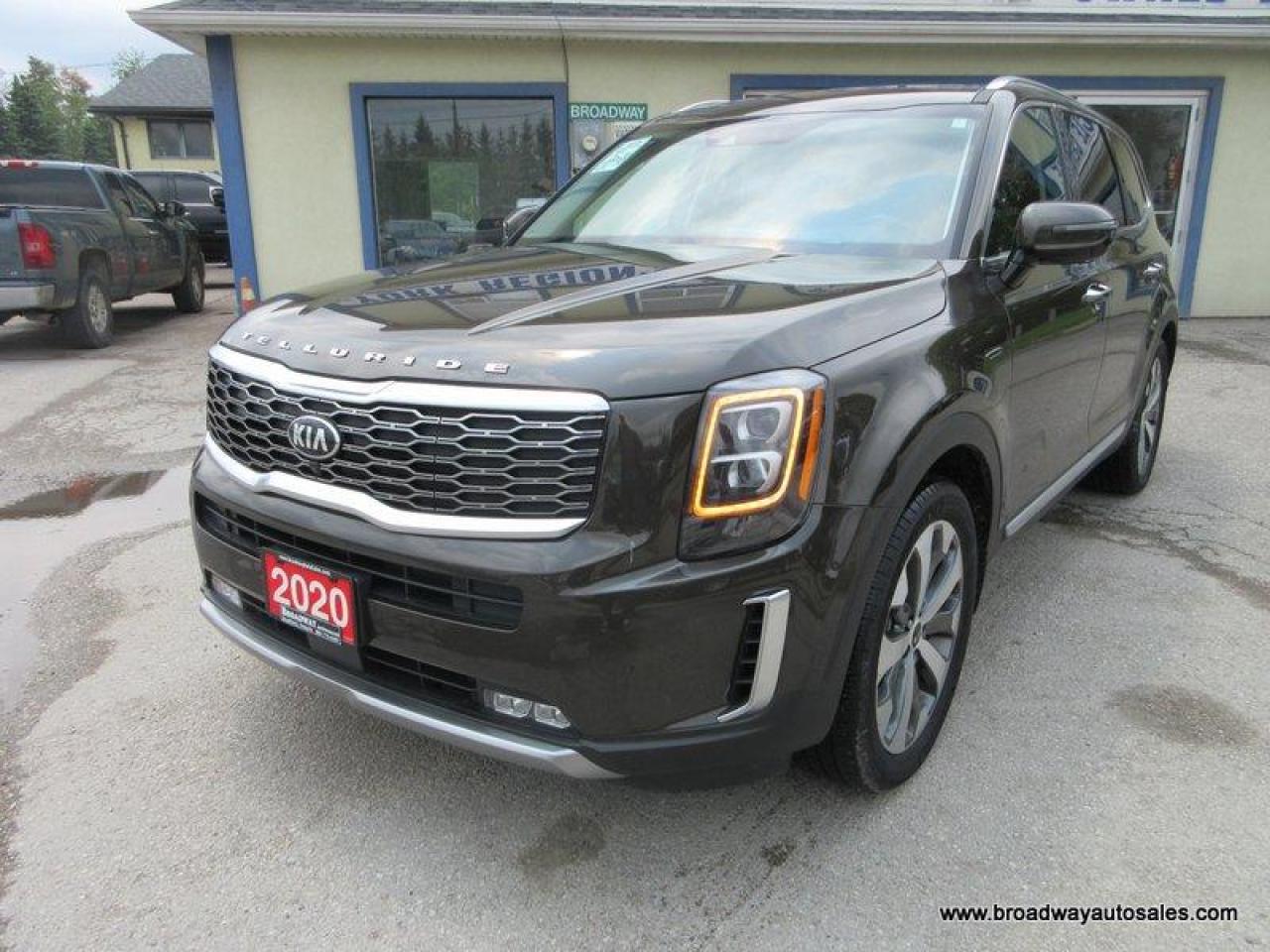 Used 2020 Kia Telluride ALL-WHEEL DRIVE SX-MODEL 7 PASSENGER 3.8L - V6.. CAPTAINS.. 3RD ROW.. NAVIGATION.. DUAL SUNROOF.. LEATHER.. HEATED/AC SEATS.. BACK-UP CAMERA.. for sale in Bradford, ON