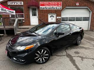 Used 2015 Honda Civic EX-L Coupe Heated Leather Sunroof Bluetooth NAV XM for sale in Bowmanville, ON