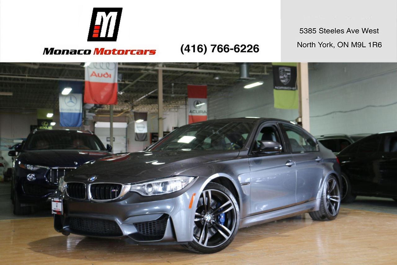 Used 2015 BMW M3 - MANUAL|425 HP|CARBON ROOF|BLINDSPOT|2RIMS&TIRE for sale in North York, ON