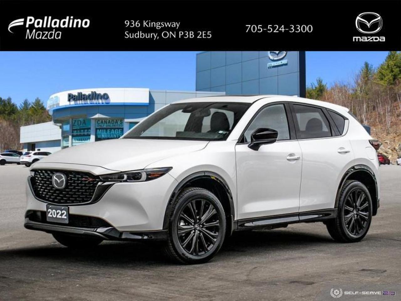 Used 2022 Mazda CX-5 Sport Design w/Turbo  -  Sunroof for sale in Sudbury, ON