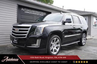 Used 2019 Cadillac Escalade Luxury 7 SEATER - POWER SUNROOF - WIRELESS SMARTPHONE CHARGER for sale in Kingston, ON
