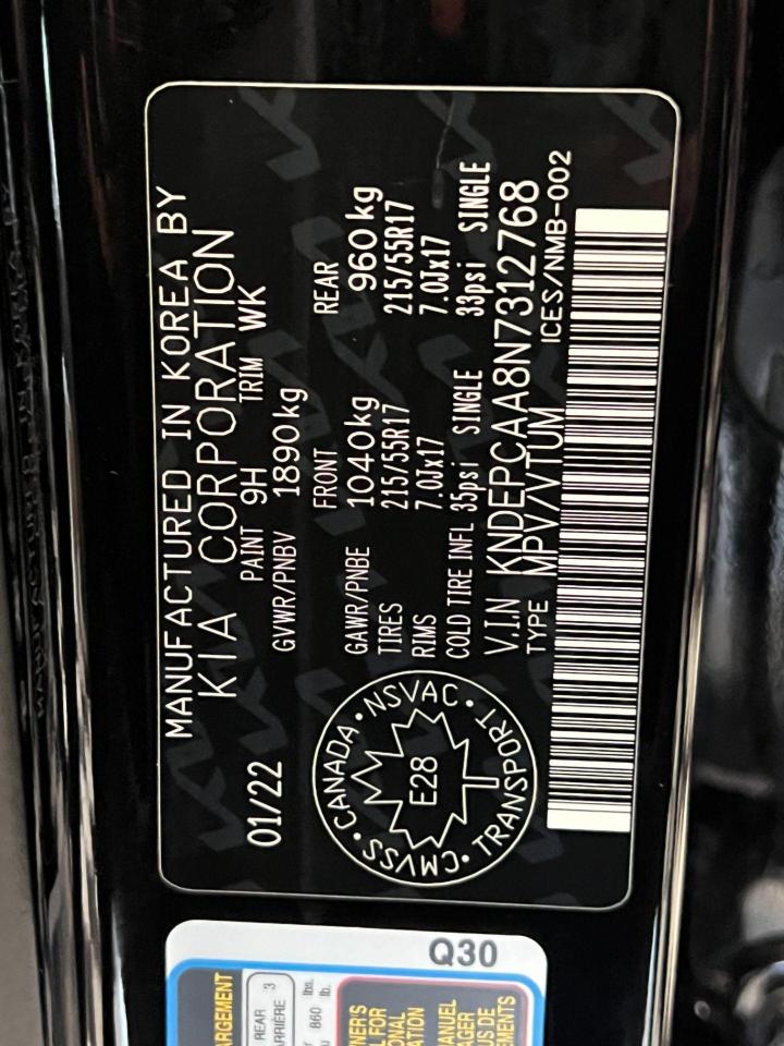 2022 Kia Seltos LX AWD+Apple CarPlay+Camera+HTD Seats+CLEAN CARFAX - Photo #42