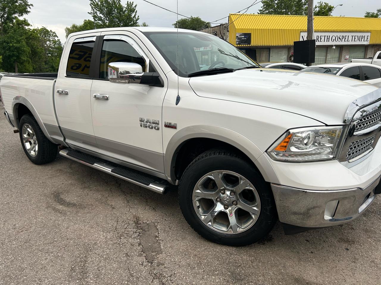 Used 2013 RAM 1500 Laramie/4WD/QREWCAP/NAVI/CAMERA/LEATHER/ALLOYS++ for sale in Scarborough, ON
