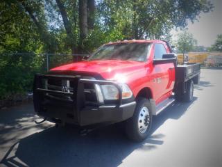 Used 2012 Dodge Ram 3500 9 foot Flat Deck 4WD Dually Diesel for sale in Burnaby, BC