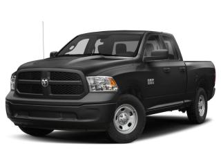 Dominate the road in our 2017 RAM 1500 ST Quad Cab 4X4 brought to you in Brilliant Black Crystal Pearl! Powered by a 5.7 Litre HEMI V8 that offers 395hp while connected to an 8 Speed Automatic transmission for impressive passing and towing. Legendary performance and capability are close at hand with this Four Wheel Drive when you get behind the wheel and enjoy approximately 11.2L/100km on the highway. No one can ignore the bold design, tonneau cover, chrome accents, and distinct grille of our ST. 

With plenty of room for your gear and your friends, our STs cab is ultra-comfortable and innovative. Its designed to help you take on your day with ease. All of your important information comes along for the ride thanks to the Uconnect, hands-free communication with Bluetooth streaming audio, available satellite radio, and more.

Rest assured when you are behind the wheel that our robust RAM truck has undergone extensive safety testing. It is well-equipped with dynamic crumple zones, side-impact door beams, and an advanced airbag system. The epitome of a workhorse, our ST has you covered with the ideal blend of muscle, capability, security, and comfort! Save this Page and Call for Availability. We Know You Will Enjoy Your Test Drive Towards Ownership!