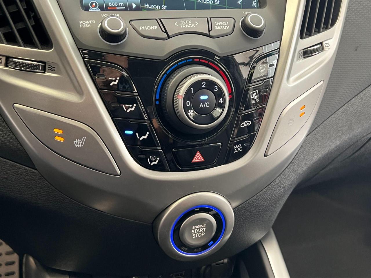 2013 Hyundai Veloster W/Tech+GPS+Pano Roof+Heated Seats+Leather+Sensors - Photo #38