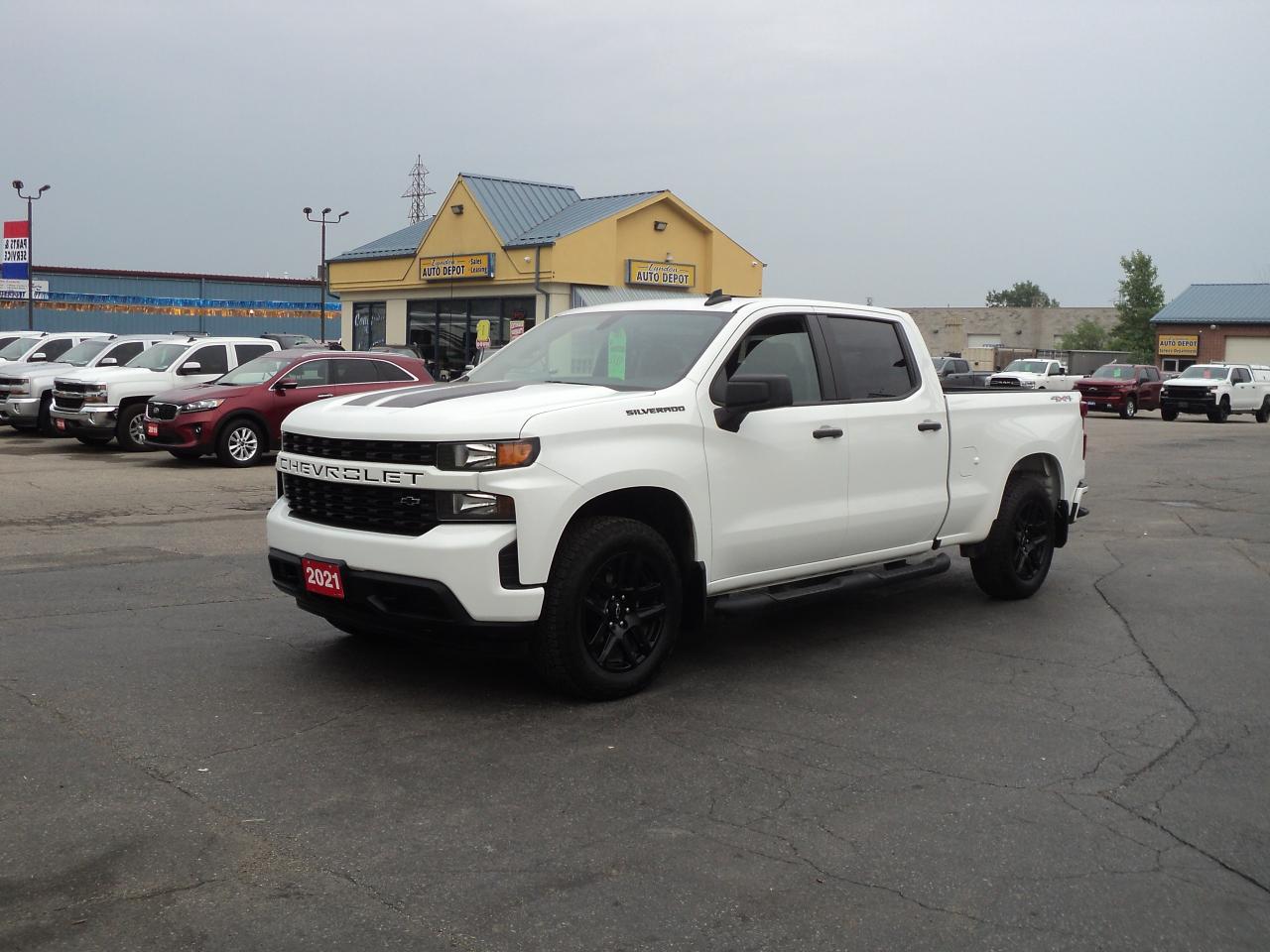 2021 Chevrolet Silverado 1500 Custom CrewCab 4x4 2.7L 4cyl 6.5ft Box BackUpCam