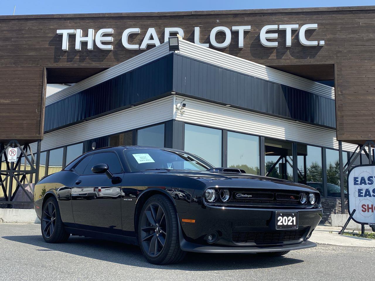 Used 2021 Dodge Challenger R/T MANUAL - SHAKER EDITION!! NAV, BACK UP CAM, APPLE CARPLAY/ANDROID AUTO, HEATED SEATS/STEERING WHEEL! for sale in Sudbury, ON