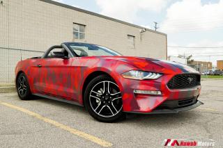 Used 2021 Ford Mustang ECOBOOST FASTBACK|RED CAMOUFLAGE WRAP|LEATHER INTERIOR| for sale in Brampton, ON