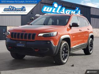 Used 2021 Jeep Cherokee Trailhawk Elite - Sunroof, Leather, Navigation, Adaptive Cruise, CarPlay+Android, New Tires and More for sale in Guelph, ON